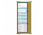 WhiteCoat Clipboard® Trifold - Tactical Brown Cardiology Edition